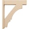 Ekena Millwork 8-in W x 34-in D x 40-in H Balboa Block Rough Cedar Woodgrain TimberThane Outlooker, Primed Tan OUTUR080X34X40BOA44RCPR - alternate 4
